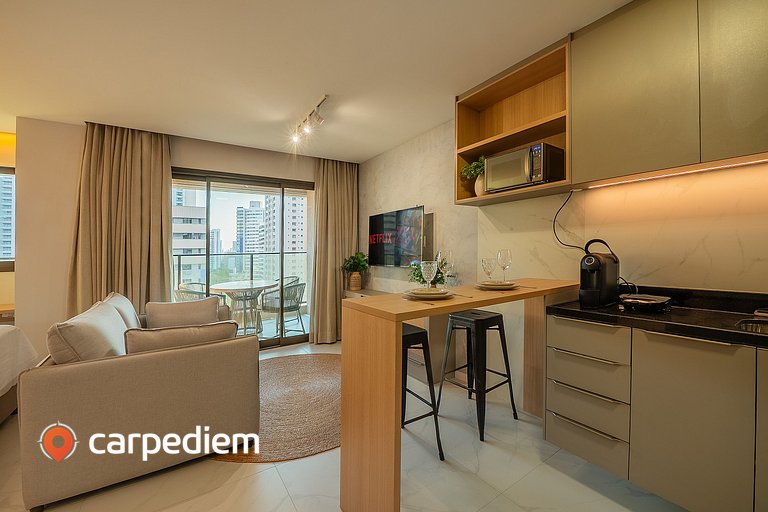 Beach Class Meireles Conforto e Lazer by Carpediem