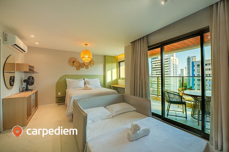 Beach Class Meireles Conforto e Lazer by Carpediem