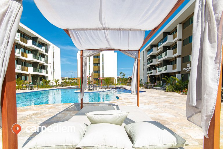 Mana Beach #D301 para (6) em Muro Alto by Carpediem