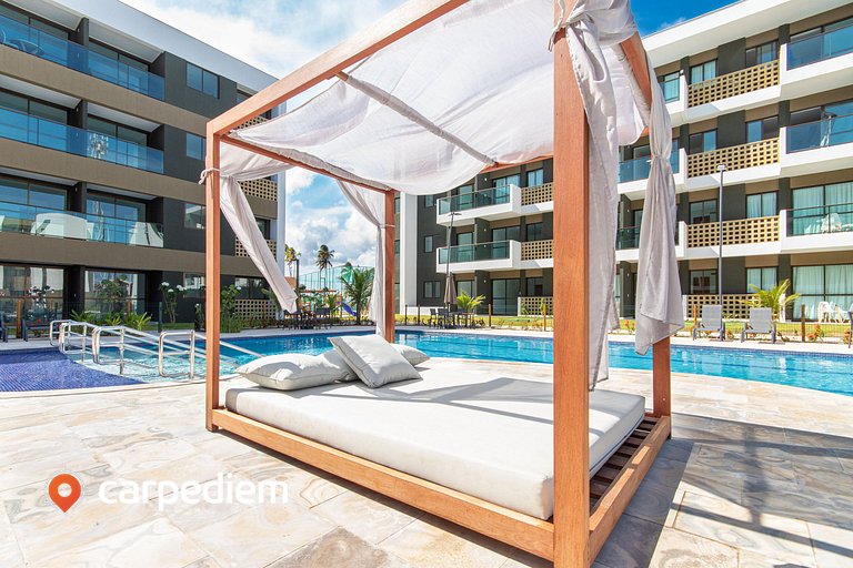 Mana Beach #D301 para (6) em Muro Alto by Carpediem