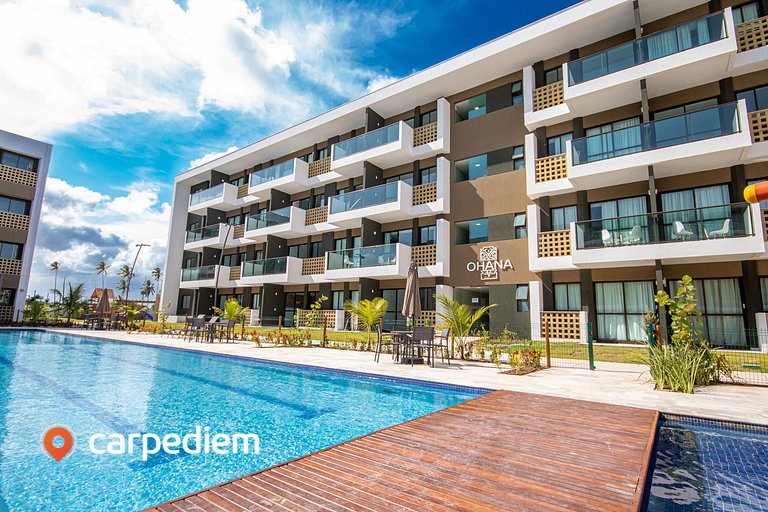 Mana Beach #D301 para (6) em Muro Alto by Carpediem