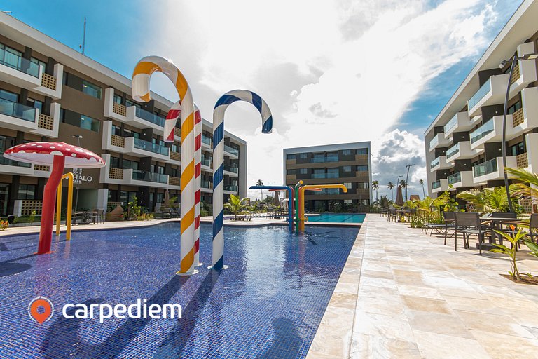 Mana Beach #D301 para (6) em Muro Alto by Carpediem