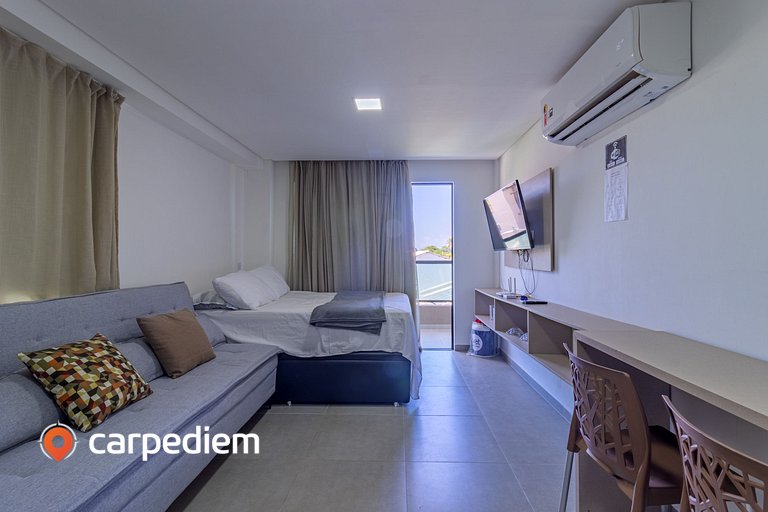 VillaDelMar #203 - Studio com varanda by Carpediem
