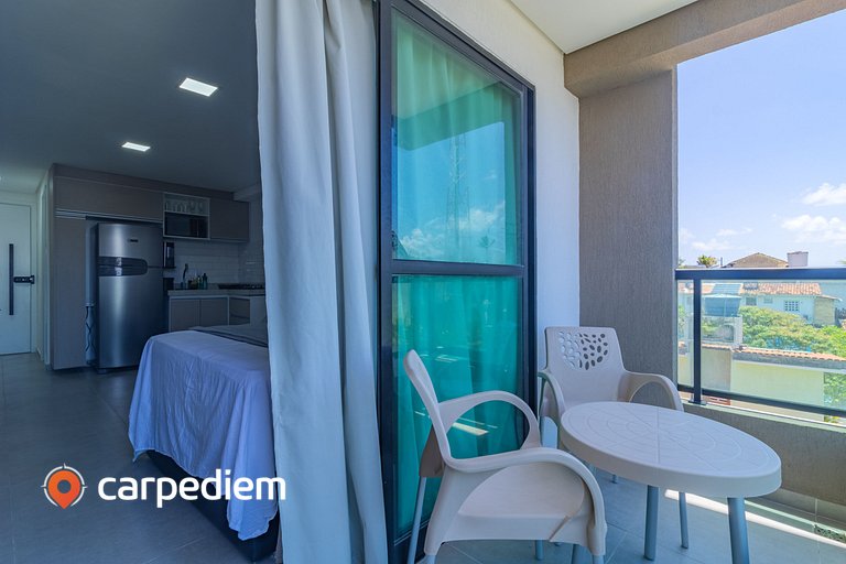 VillaDelMar #203 - Studio com varanda by Carpediem