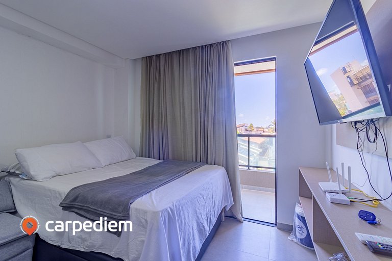 VillaDelMar #203 - Studio com varanda by Carpediem