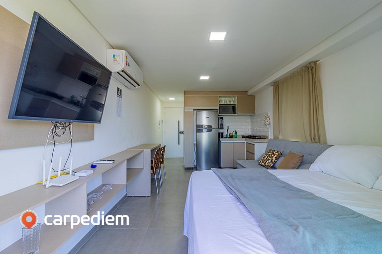 VillaDelMar #203 - Studio com varanda by Carpediem