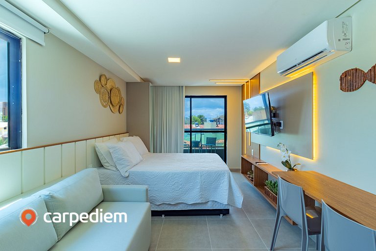 VillaDelMar #208 - Apê com varanda by Carpediem