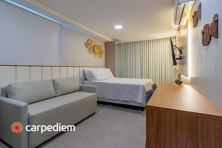 VillaDelMar #208 - Apê com varanda by Carpediem