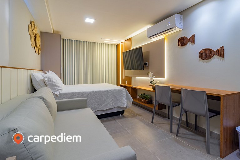 VillaDelMar #208 - Apê com varanda by Carpediem