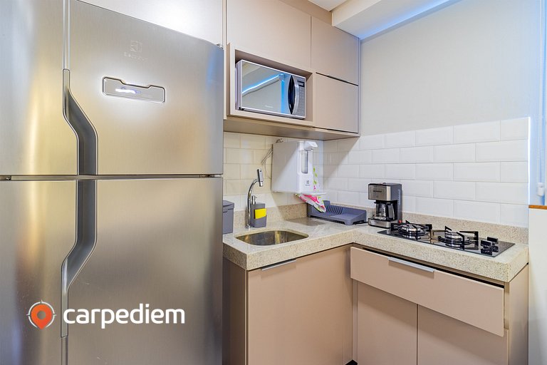 VillaDelMar #208 - Apê com varanda by Carpediem