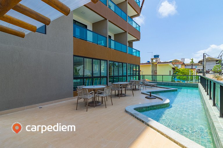 VillaDelMar #04- Apto com varanda by Carpediem