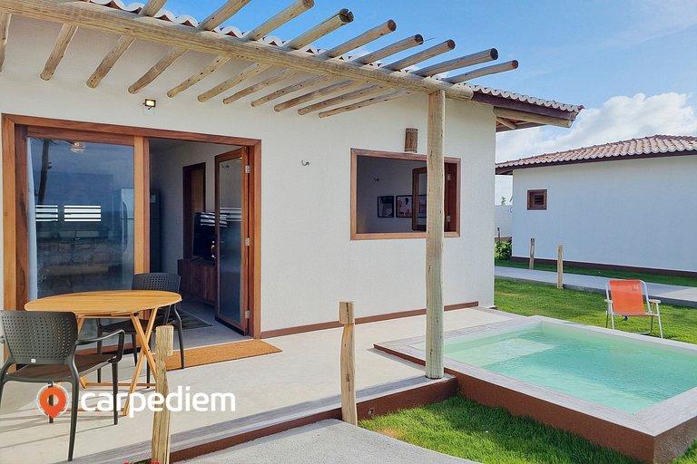 The Point Bangalô Pé na Areia em Fortim By Carpediem