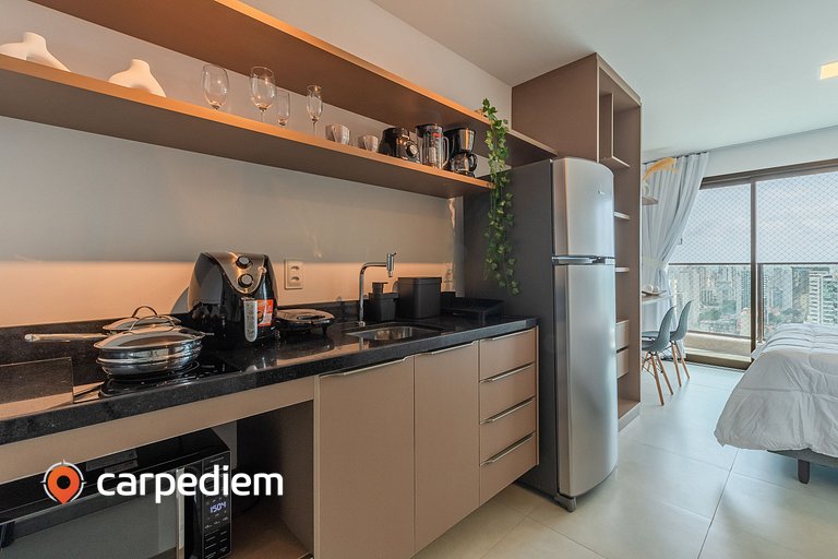 Beach Class Meireles - Vista Cidade by Carpediem