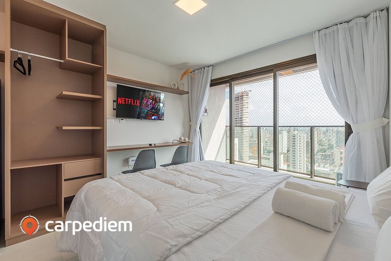 Beach Class Meireles - Vista Cidade by Carpediem