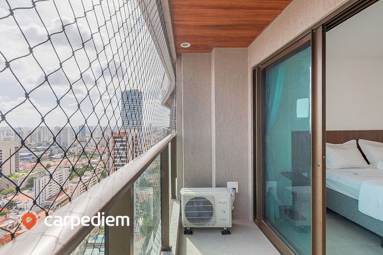 Beach Class Meireles - Vista Cidade by Carpediem