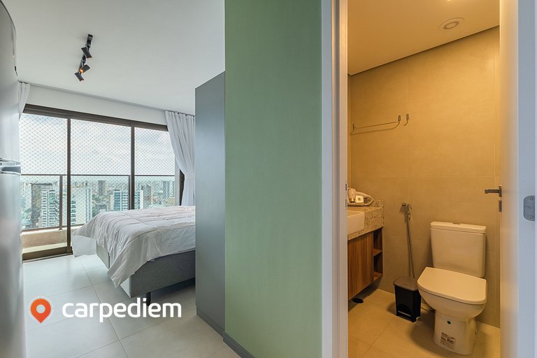 Beach Class Meireles - Vista Cidade by Carpediem