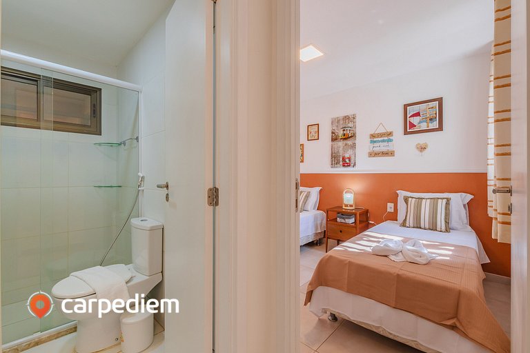 Wai Wai #A302 - Resort beira mar by Carpediem