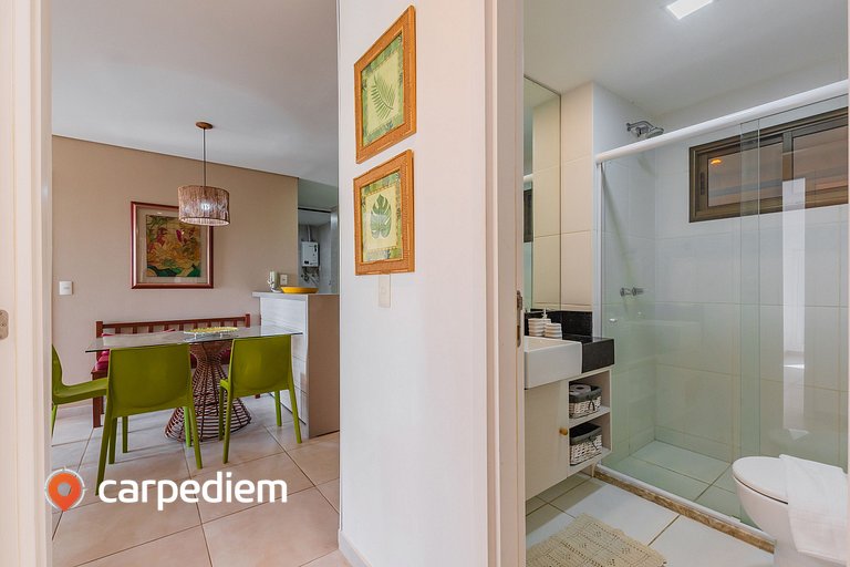 Wai Wai #A302 - Resort beira mar by Carpediem