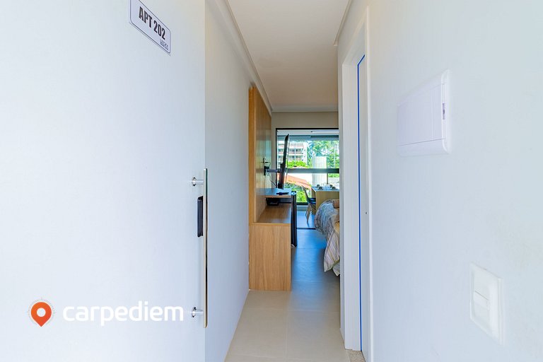 Rooftop Tamandaré #202 - Flat com varanda por Carpediem