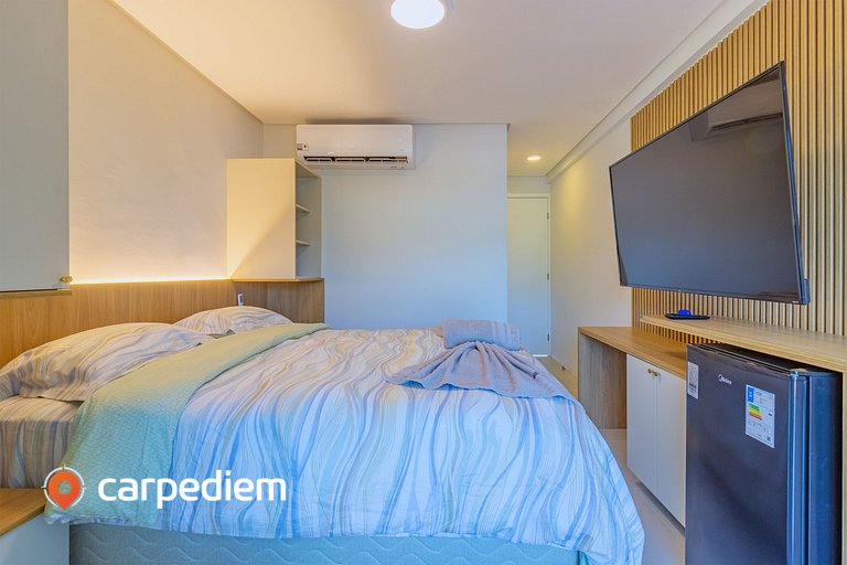 Rooftop Tamandaré #202 - Flat com varanda por Carpediem