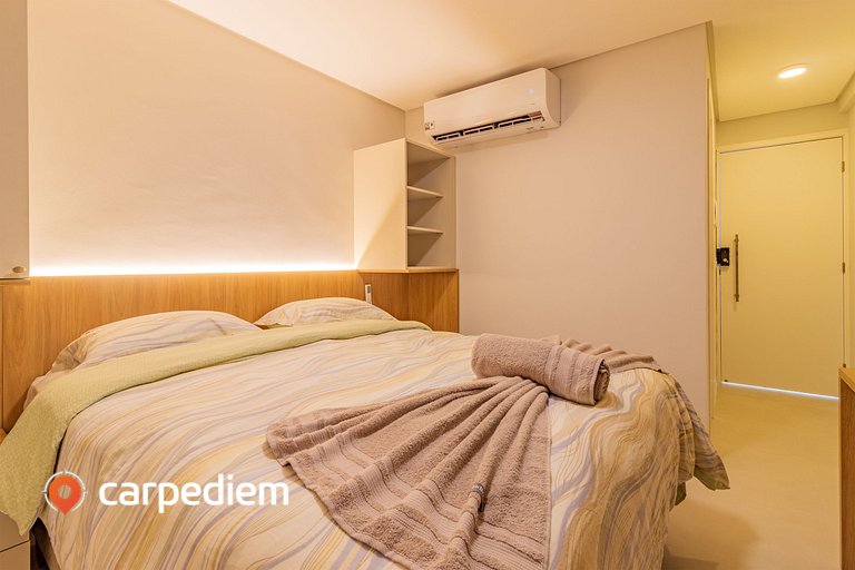 Rooftop Tamandaré #202 - Flat com varanda por Carpediem