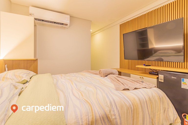 Rooftop Tamandaré #202 - Flat com varanda por Carpediem