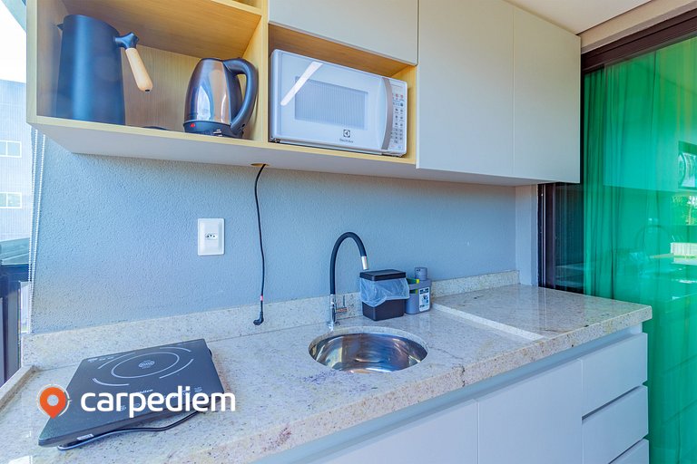 Rooftop Tamandaré #202 - Flat com varanda por Carpediem