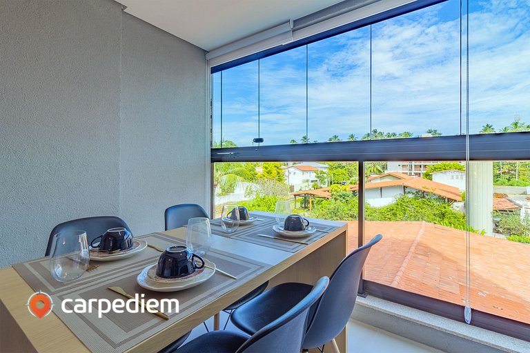 Rooftop Tamandaré #202 - Flat com varanda por Carpediem