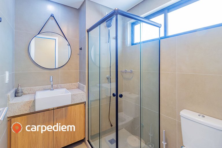 Rooftop Tamandaré #202 - Flat com varanda por Carpediem