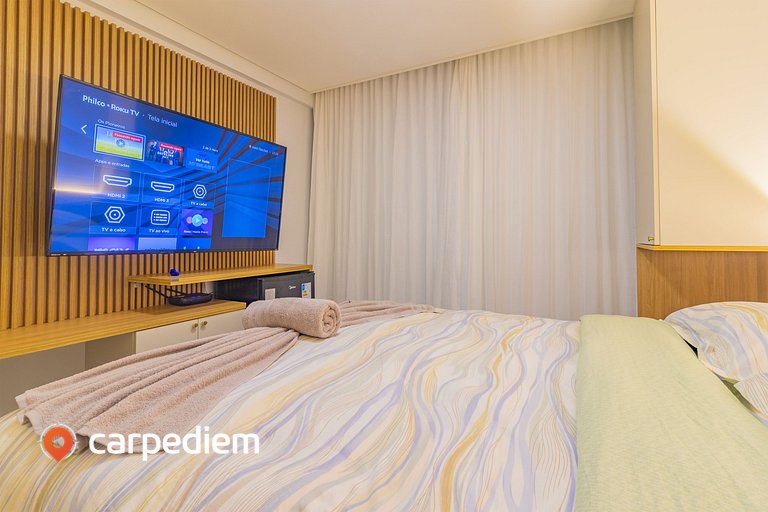 Rooftop Tamandaré #202 - Flat com varanda por Carpediem