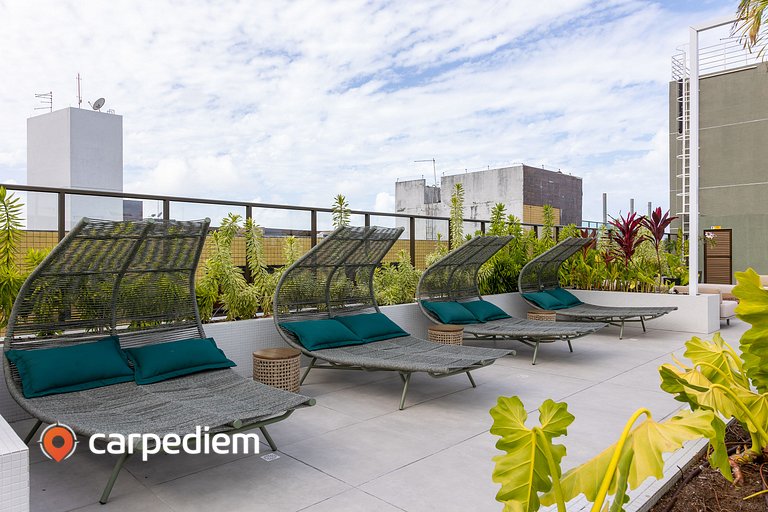 Jardins Almares #325 - Studio em Cabo Branco by Carpediem