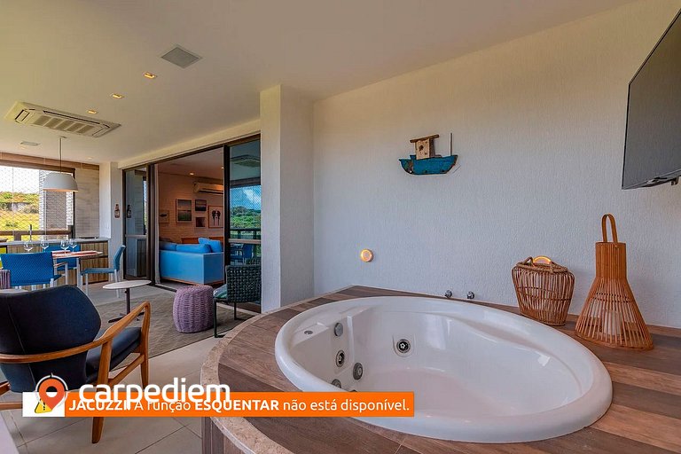 WaiWai Cumbuco #406 - Apê na Praia por Carpediem