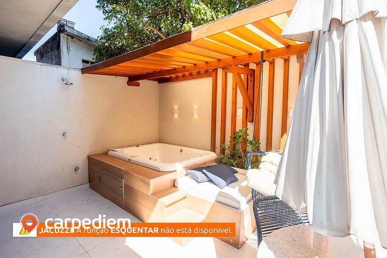 Way Bossa - Térreo com Jacuzzi por Carpediem