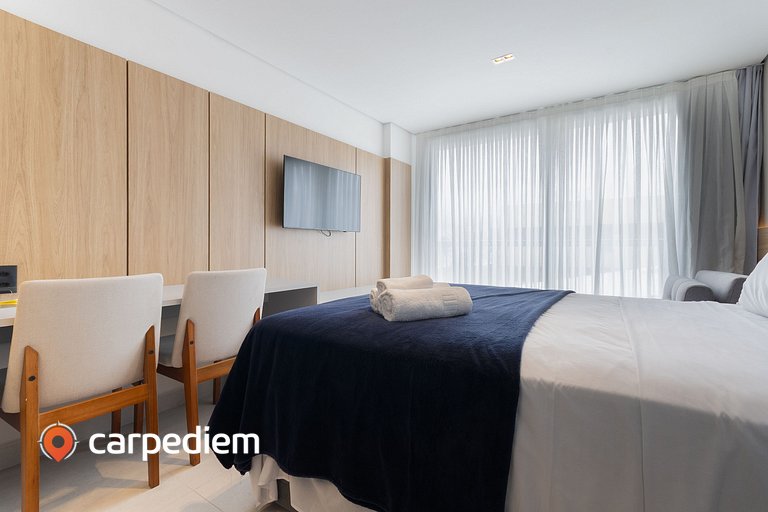 Azimut - Studio com Varanda Vista Mar by Carpediem