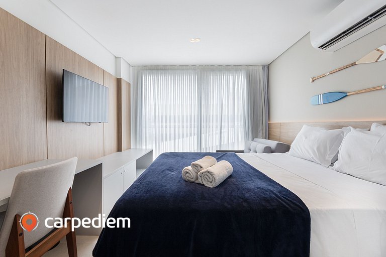 Azimut - Studio com Varanda Vista Mar by Carpediem