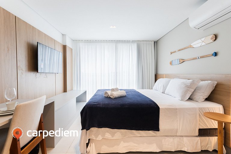 Azimut - Studio com Varanda Vista Mar by Carpediem