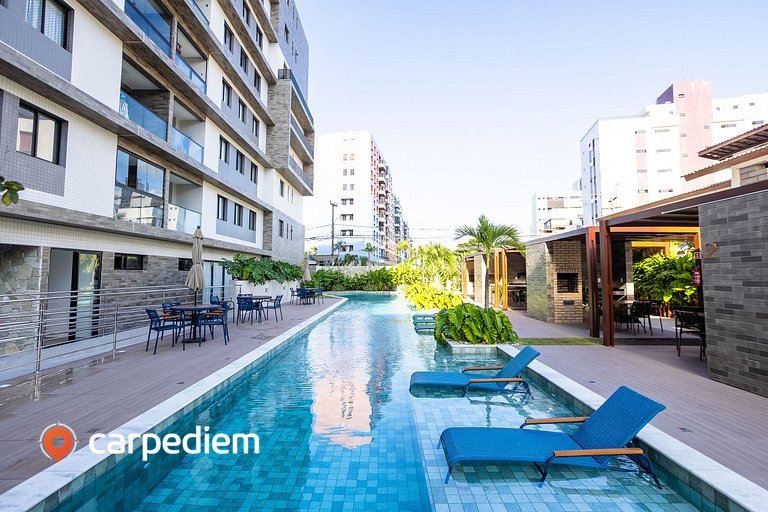 NOA Residence Club em Ponta de Campina com Rooftop e Lazer C