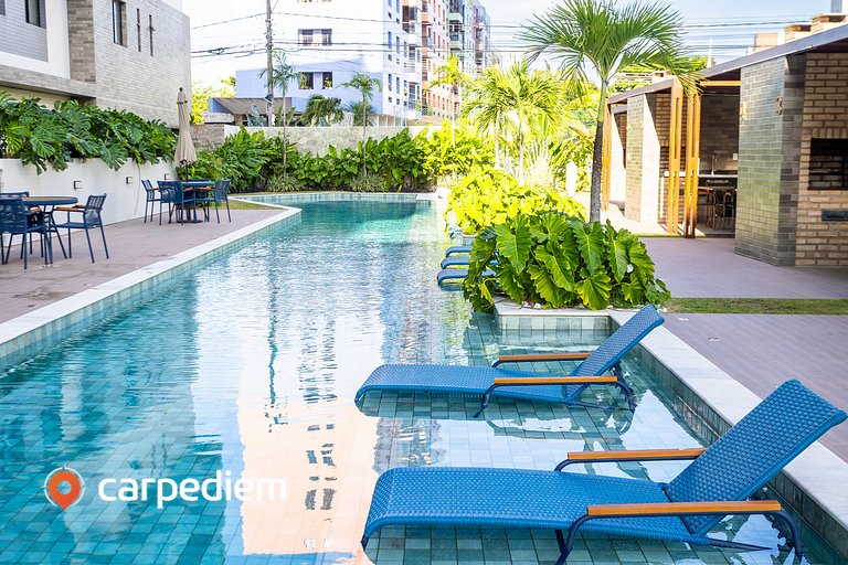 NOA Residence Club em Ponta de Campina com Rooftop e Lazer C