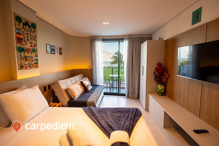 Azimut - Studio Varanda e Vista Mar by Carpediem