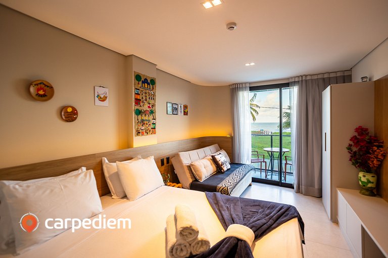 Azimut - Studio Varanda e Vista Mar by Carpediem
