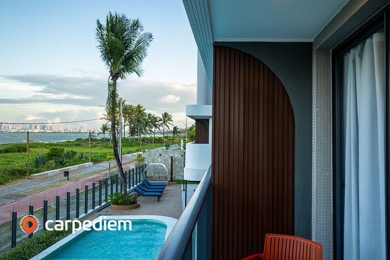 Azimut - Studio Varanda e Vista Mar by Carpediem