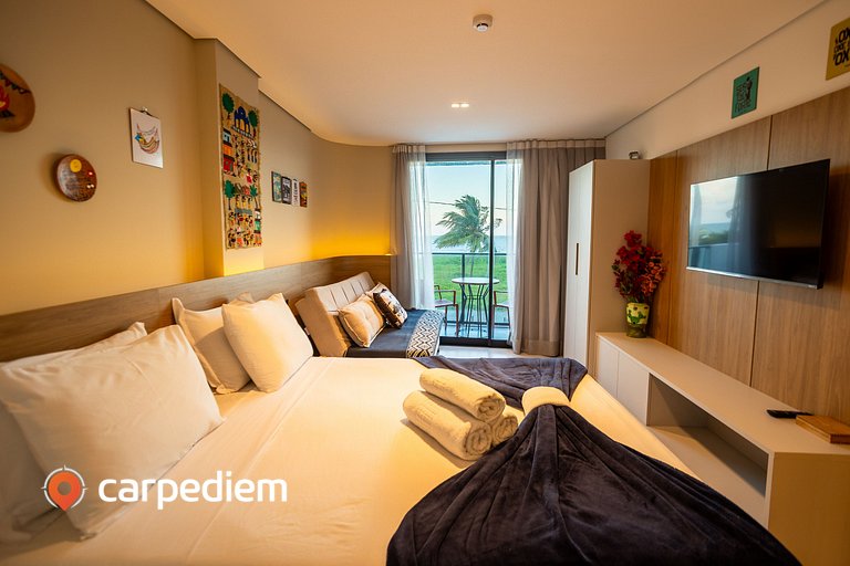 Azimut - Studio Varanda e Vista Mar by Carpediem