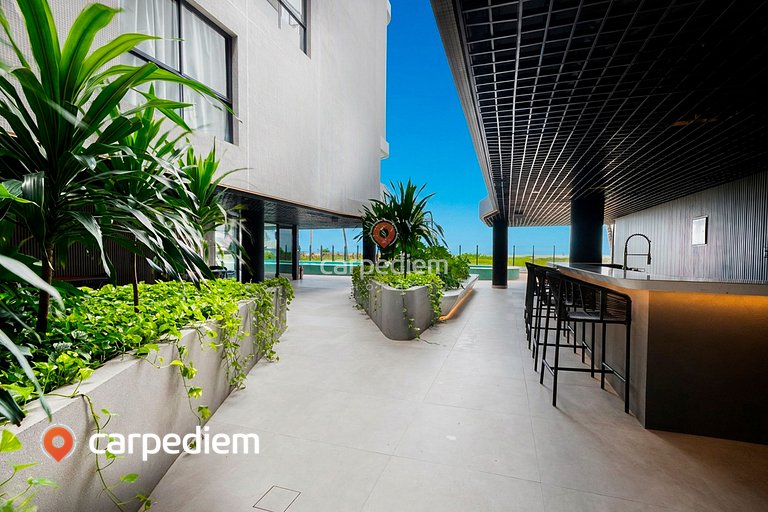 Azimut - Studio Varanda e Vista Mar by Carpediem