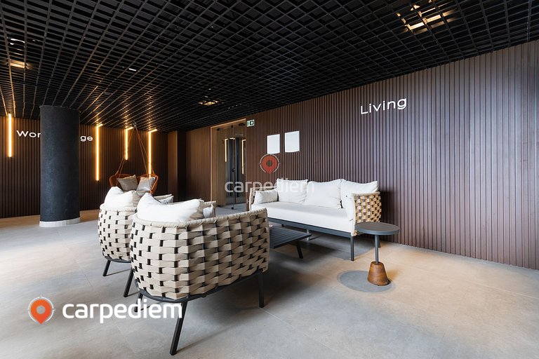Azimut - Studio Varanda e Vista Mar by Carpediem