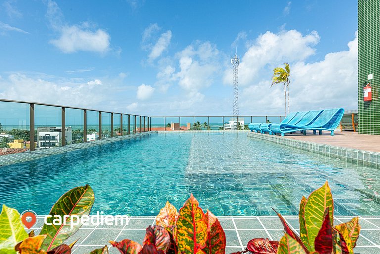 Makani Beach #08 Flat com Piscina by Carpediem