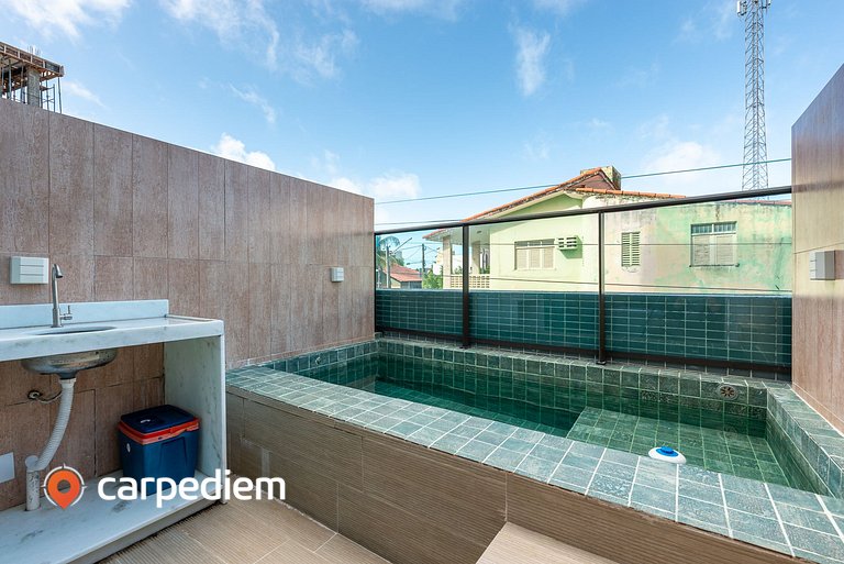 Makani Beach #08 Flat com Piscina by Carpediem