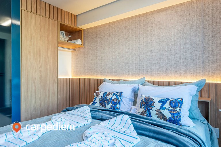 Makani Beach #08 Flat com Piscina by Carpediem
