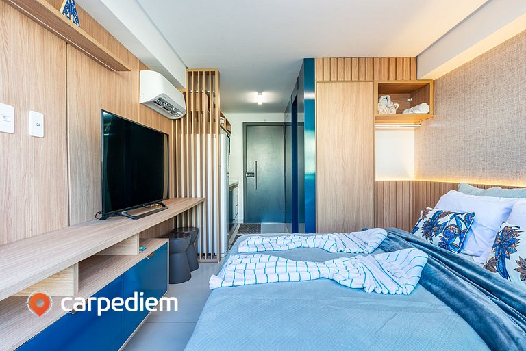 Makani Beach #08 Flat com Piscina by Carpediem