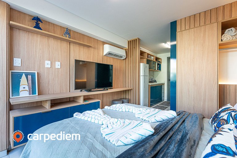 Makani Beach #08 Flat com Piscina by Carpediem