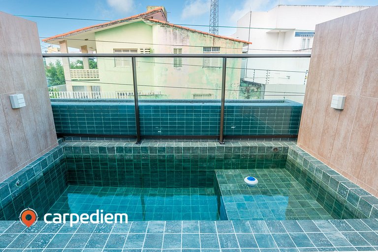 Makani Beach #08 Flat com Piscina by Carpediem
